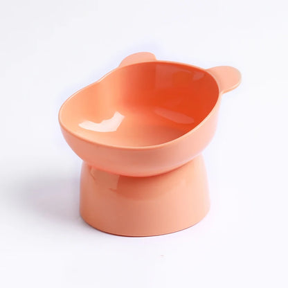 Pet Food Bowl Tilt High Bottom Antichoking & Antidump Feeding Bowl.
